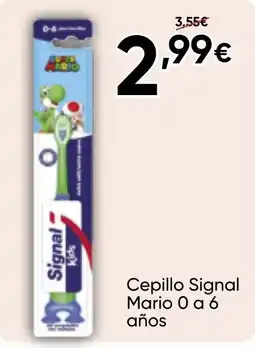 FROIZ SIGNAL Cepillo Mario 0 a 6 años oferta