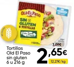 FROIZ OLD EL PASO Tortillas sin gluten 6 u oferta
