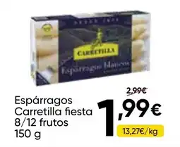 FROIZ CARRETILLA Espárragos fiesta 8/12 frutos oferta
