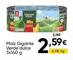 FROIZ Maíz Gigante Verde dulce oferta