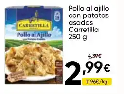 FROIZ CARRETILLA Pollo al ajillo con patatas asadas oferta