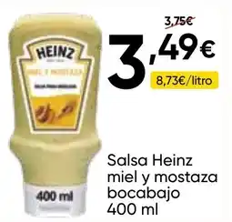 FROIZ HEINZ Salsa miel y mostaza bocabajo oferta
