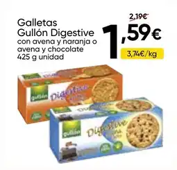 FROIZ GULLON Galletas con avena y naranja o avena y chocolate oferta