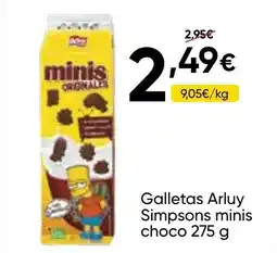 FROIZ ARLUY Galletas Simpsons minis choco g oferta