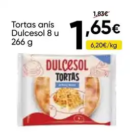 FROIZ DULCESOL Tortas anís 8 u oferta