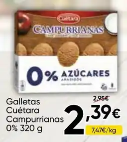 FROIZ CUETARA Galletas Campurrianas 0% oferta