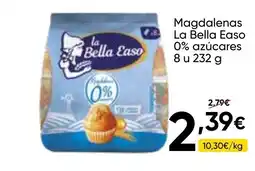 FROIZ LA BELLA EASO Magdalenas 0% azúcares 8 u oferta