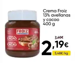 FROIZ FROIZ Crema 13% avellanas y cacao oferta