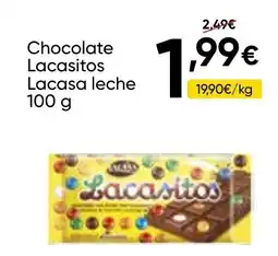 FROIZ Chocolate Lacasitos Lacasa leche oferta