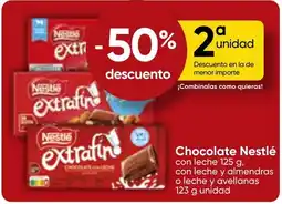FROIZ NESTLE Chocolate con leche con leche y almendras o leche y avellanas oferta