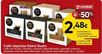 FROIZ Café cápsulas Dolce Gusto oferta