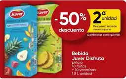 FROIZ JUVER Bebida isfruta piña o 10 frutas + 10 vitaminas oferta
