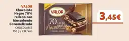 FROIZ VALOR Chocolate Negro 70% relleno con Macadamia Caramelizada oferta