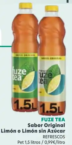 FROIZ FUZE TEA Sabor Original Limón o Limón sin Azúcar oferta