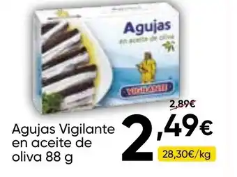 FROIZ AGUJAS Vigilante en aceite de oliva oferta