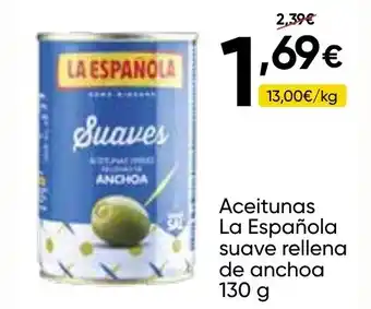 FROIZ LA ESPANOLA Aceitunas suave rellena de anchoa oferta