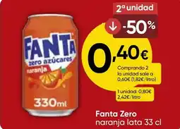 FROIZ FANTA Zero naranja oferta