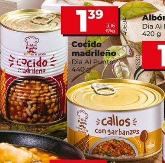 Dia Cocido madrileño Dia Al Punto 440g oferta