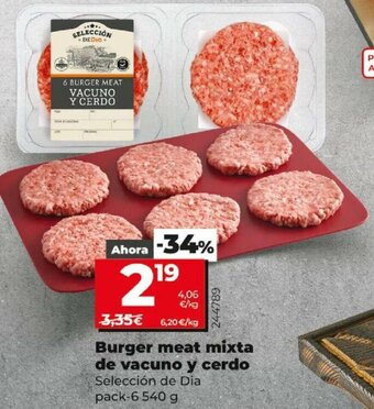 Dia Burger meat mixta de vacuno y cerdo oferta