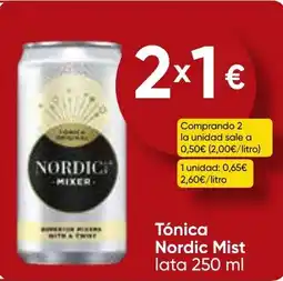 FROIZ NORDIC Tónica Mist oferta