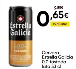 FROIZ ESTRELLA GALICIA Cerveza 0,0 tostada oferta