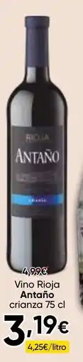 FROIZ ANTAÑO Vino Rioja crianza oferta