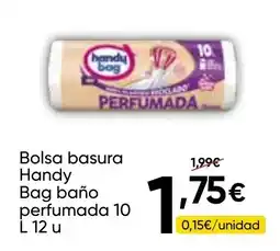 FROIZ HANDY BAG Bolsa basura baño perfumada 12 u oferta