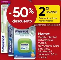 FROIZ PERIOT Cepillo Dental Ortodoncia medio, New Active Duro, eléctrico, hilo dental aloe vera 50 m oferta