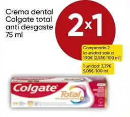 FROIZ COLGATE Crema dental total anti desgaste oferta