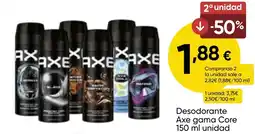 FROIZ AXE Desodorante gama Core oferta
