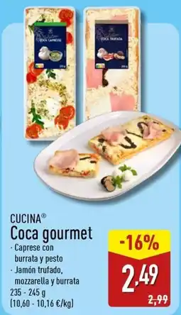 ALDI CUCINA Coca gourmet oferta