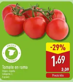 ALDI Tomate en rama oferta