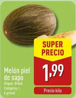 ALDI Melón piel de sapo oferta