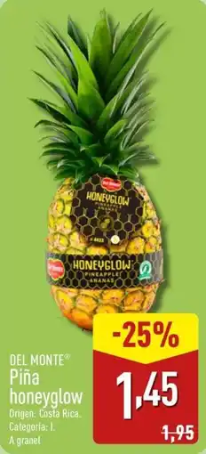 ALDI DEL MONTE Piña honeyglow oferta