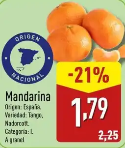 ALDI Mandarina oferta