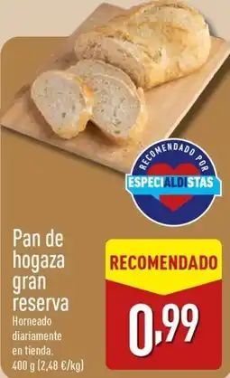 ALDI Pan de hogaza gran reserva oferta