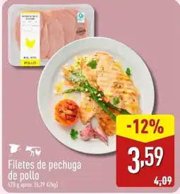 ALDI Filetes de pechuga de pollo oferta