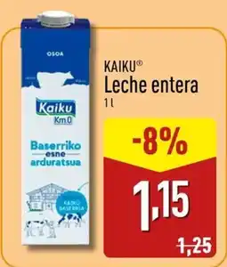 ALDI KAIKU Leche entera oferta
