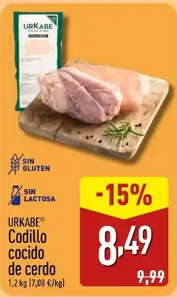 ALDI URKABE Codillo cocido de cerdo oferta