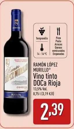ALDI RAMÓN LÓPEZ MURILLO Vino tinto DOCa Rioja oferta