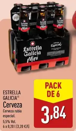 ALDI ESTRELLA GALICIA Cerveza oferta