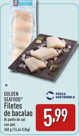 ALDI GOLDEN SEAFOOD Filetes de bacalao oferta