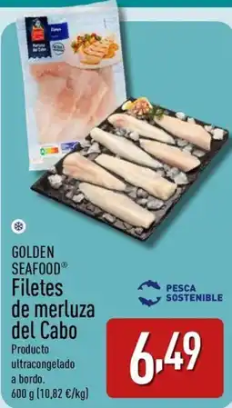 ALDI GOLDEN SEAFOOD Filetes de merluza del Cabo oferta