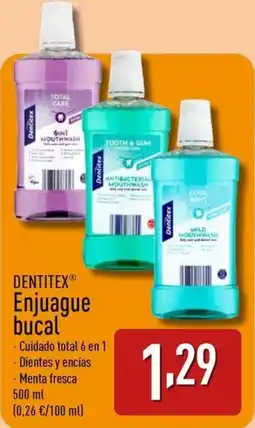 ALDI DENTITEX Enjuague bucal oferta