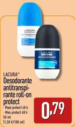ALDI LACURA Desodorante antitranspi- rante roll-on protect oferta