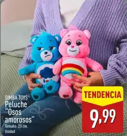 ALDI SIMBA TOYS Peluche "Osos amorosos" oferta