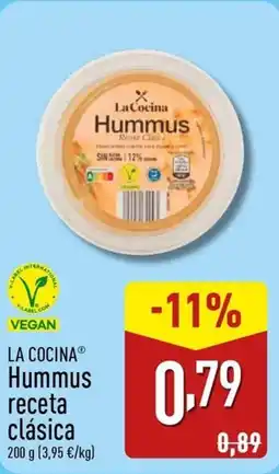 ALDI LA COCINA Hummus receta clásica oferta