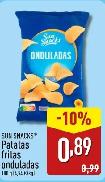 ALDI SUN SNACKS Patatas fritas onduladas oferta