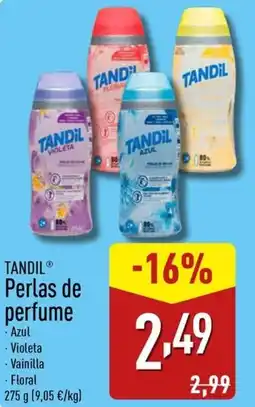 ALDI TANDIL Perlas de perfume oferta