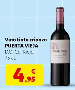 Alcampo PUERTA VIEJA Vino tinto crianza oferta